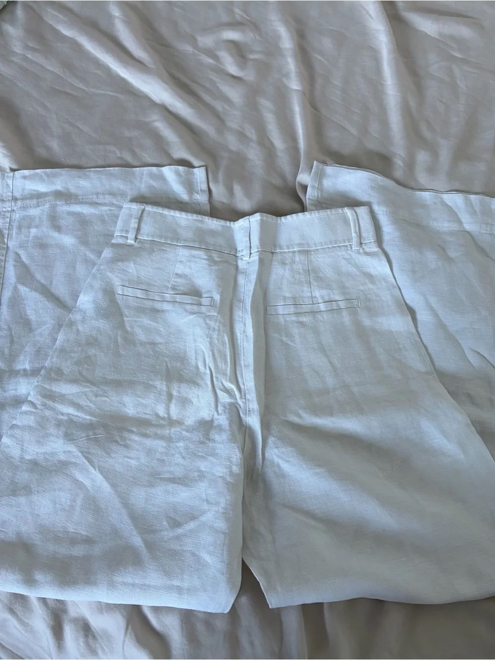 NWT Everlane Way High European Flax Linen Pants